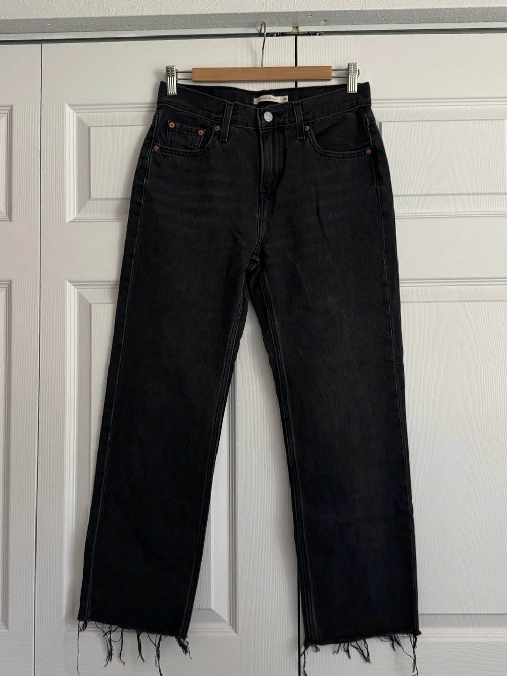 Levi’s Low Pro Straight Jeans - Raw Hem